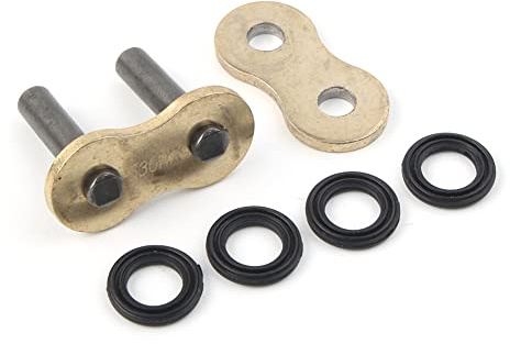 SIKUAI Enlace de conexión de remache de cadena 530 para motocicleta con kit de sello Accesorios para ZZR1100 1990-2001