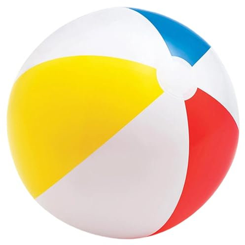TTETTZ Wasserball, Schwimmbadspielzeug, Eltern-Kind-Interaktionszubehör, aufblasbarer Regenbogen-Wasserball für Partygeschenke im Freien, 51 cm