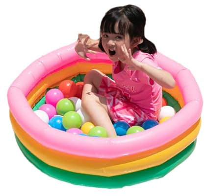 Piscine Gonflable pour - Piscine Pliable - Piscine Ronde pour activités d'été - Mini Piscine de Jardin, Piscine de Jeu de Voyage, Piscine d'eau pour Tout-Petits - pour Balcon, Camping