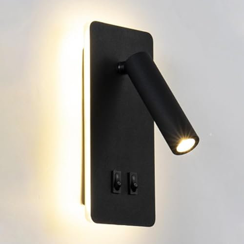 Applique da Parete a LED, Lampada da Lettura Flessibile per Interni, Soggiorno, Camera da Letto, testiera, Lampada da Parete, faretti orientabili, Lampada da Notte per corridoio, c
