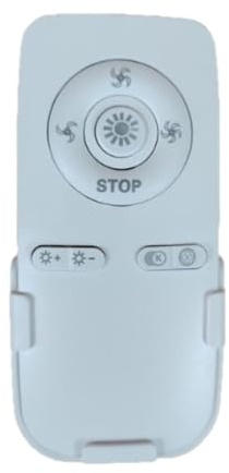 Qianly Telecomando Wireless per Ventilatore, Telecomando per Ventilatore Da Soffitto con Luce per ventilatori invisibili, ventilatori da soffitto con luci, 3 impostazioni di velocità