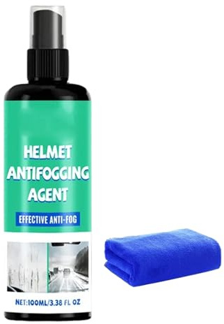 Spray Antiappannamento Per Casco - Detergente Per Casco Portatile Da 100 Ml | Detergente Per | Rivestimento Lucidante A Lunga Durata Senza Per La Rimozione Istantanea 'appannamento | P