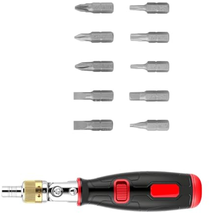 10 in 1 Precisions Ratchets Tool with Multi Angles Multifunctional Screwdriver Tool for Mobile Device Maintenance Precisions Screwdriver Set