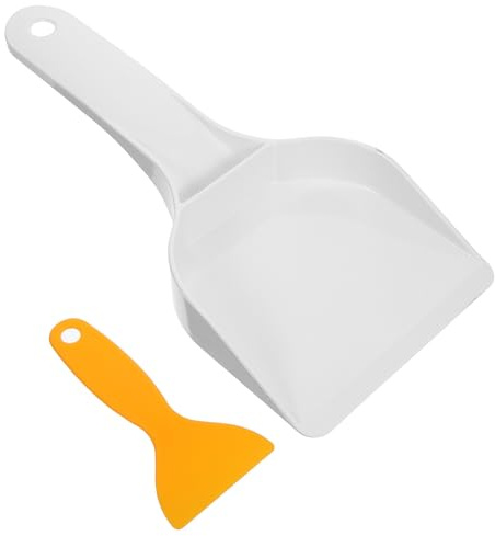 NULYLU 2pcs Refrigerator Ice Spade Set Thickened Multifunctional Ice Scraper for Freezer Defrosting and Snow Removal Large and Small Kitchen Shovels for Home Use