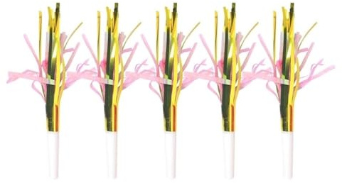 60 pezzi di fischietti da festa con nappe, divertenti oggetti scena for carnevale, sport, compleanni ed eventi Per Feste Di Compleanno(Pink)