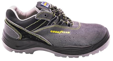 Goodyear G138106C – Chaussure en Cuir croûte - Homme - Gris - 43 EU
