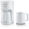 SEVERIN KA 9256 Filterkaffeemaschine mit 2 Thermokannen, ca. 1.000 W, bis 8 Tassen, Schwenkfilter 1 x 4 mit Tropfverschluss, automatische Abschaltung, Durchbrühdeckel, Weiß