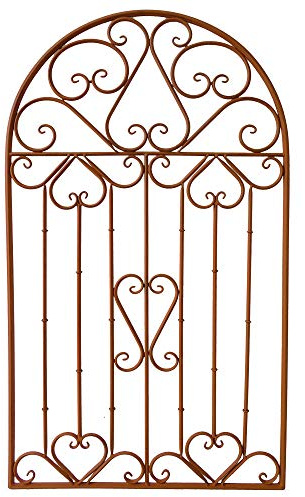 Außen Wand Dekoration Tor Design rost Terrassen Balkon Garten Rank Gitter Hilfe Harms 507262
