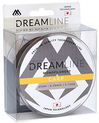 Mikado Karpfenschnur DREAMLINE CARP 0,30mm-0,40mm / 600m Angelschnur Feederschnur Monofil TOP (0,40mm/16,56kg/600m)