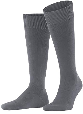 FALKE Herren Kniestrümpfe Ultra Energizing M Kh Baumwolle mit Kompression 1 Paar, Grau Pavement 3828, 43-44