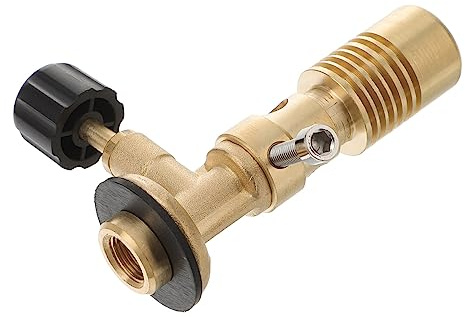 ULTECHNOVO Portable Bunsen Burner Gas Burner Head for Heating Sterilization and Combustion Adjustable Flame Control for Natural Gas and Propane Laboratory Bunsen