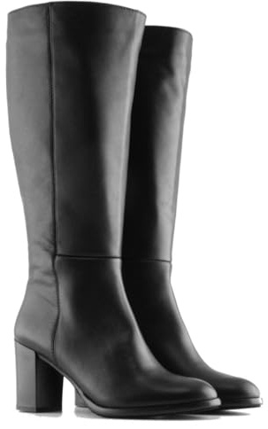 Jilsen Bottes Mollets Larges Nikita | XL Tour de Mollet 40 | Noir | Talon 8 | Pointure 37 | Tige Large