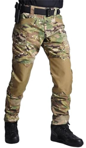 ZMIN Camo Kampfhemden Herren Militärhosen Langes Hemd Multicam Paintball Taktisches Hemd Jagdbekleidung CP Pants XL