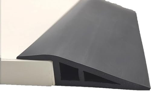 BLUEZY Übergangsprofil L1M Rampe Übergangsprofil, Teppichleisten Übergangsprofil, Selbstklebend Fußböden Abdeckleisten, Höhen-Ausgleichsprofil, Übergangsschiene Höhenausgleich B,H15mm