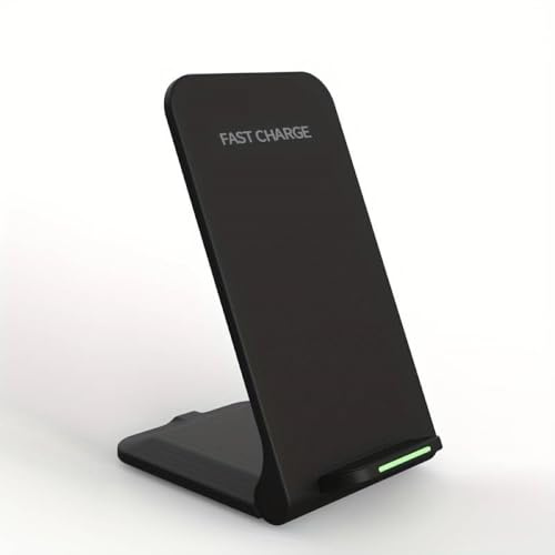 Wireless ChargerStand, 15W Wireless Charger Stand QI Certified, Phone Charging Stand, Compatible with iPhone 15/14/13/12/11, Samsung Galaxy S21/S22/ S23/Google Pixel/LG