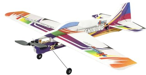 Goolsky Aeroplane RC Aeroplane RC Aeroplane E08 Shining 980 mm, volo aereo 3D, aereo EPP radiocomandato (RC) KIT+Power Combo - KIT