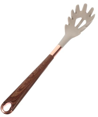 KICHOUSE Garras De Espagueti Tenedor Ranurado Cuchara Para Espagueti Utensilio De Cocina Para Cocinar Pasta y Escurrir Fideos Silicona