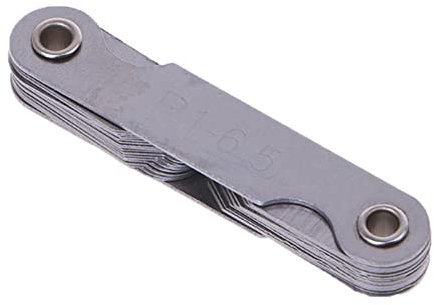 Radiuslehre Set Edelstahl Radius Filet Gauge Industrial Messwerkzeug Gauge Set R1-6.5/R7-14.5/R15-25/R26-80mm