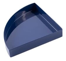 Schmucktablett aus Metall, rund, für Schreibtisch, Kosmetik, Halsketten, Schmuck, Organizer, Tablett für Zuhause und Büro, 2 Stück