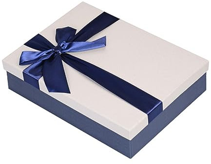 Beaupretty Große Rechteckige Geschenkbox Papphülle Hemd Schal Verpackungsbox Grau