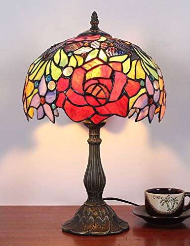 Faucet 10 Inch Pastoral Rose Retro Antique Table Lamp Bedside Lamp water-tap