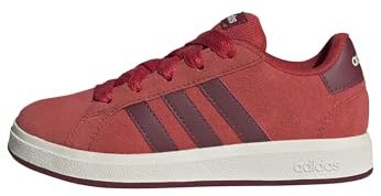 Adidas Unisex - Bambini Grand Court 00s Shoes Kids, off White/Cloud White/Core Black, 39 1/3 EU