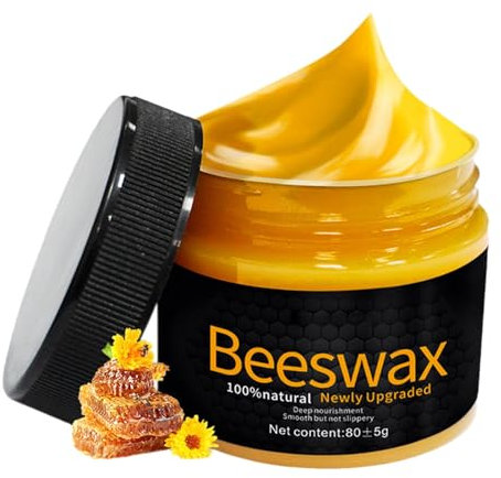Bienenwachs - Bienenwachspolitur | Bienenwachspolitur für | Bienenwachs Möbelpolitur | Bienenwachs Conditioner | Bienenwachs Möbelreiniger | Bienenwachs Holzschutz zum Abdecken von Kratzern