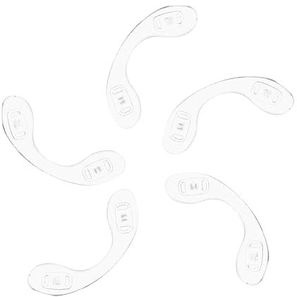 KOCKSHION 5pcs Glasses Nose Pads Comfortable Reusable Nonslip Eyeglasses Supplies for Glasses Frame Pads