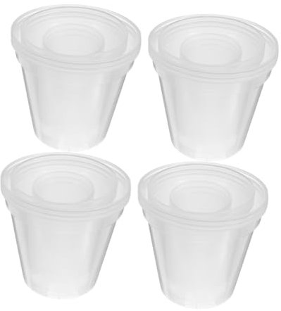 IMIKEYA 12pièces Lot de Pots à Orchidées Transparents Plastique avec Trous pour Drainage Respirants Et Réutilisables pour Jardin Et Balcon