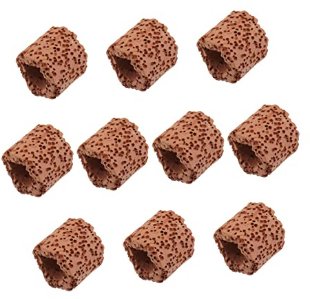 PartyKindom 10pcs Garden Fish Tank Plant Fixing Ring Aquarium Decor Holder for Live Aquatic Plants