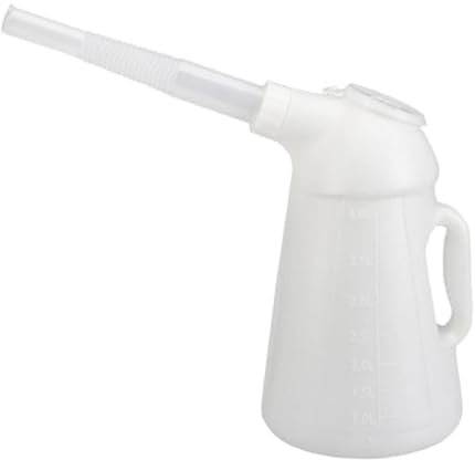 Contenedor de aceite con boquilla, botellas dispensadoras de aceite, contenedor de medición, contenedor dispensador de aceite de motor, contenedor de recipiente de boquilla extendida, jarras de aceite