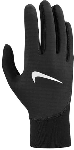 Nike Herren Therma-Fit Pacer Sphere Midweight Running Gloves Laufhandschuhe Winter Training warm, Black/Black/Silver, XL
