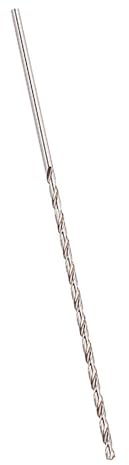 HSS Drill Bit 3mm x 160mm Extra Long Straight Shank for Wood and Masonry - Durable Auger Tool for Fast Drilling
