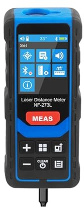 AYJYZHIAG Télémètre Laser Professionnel à Faisceau Rouge, télémètre Laser/r, pointeur Laser/r, Ruban à mesurer Laser/r, Instrument avec Commande vocale Bluetooth(60m)