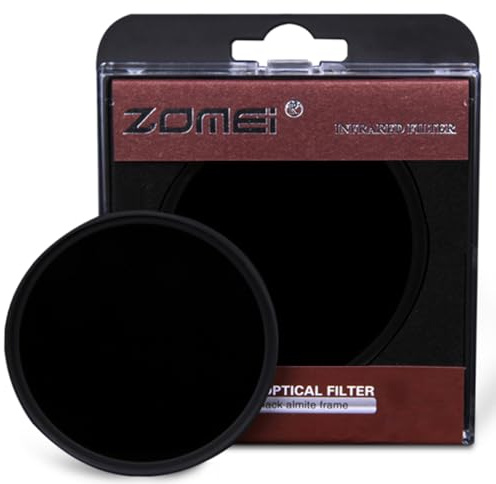 Filtres infrarouges 58 mm 760 nm pour Nikon, Sony, Olympus, Pentax, Tamron, Sigma et autres appareils photo reflex numériques