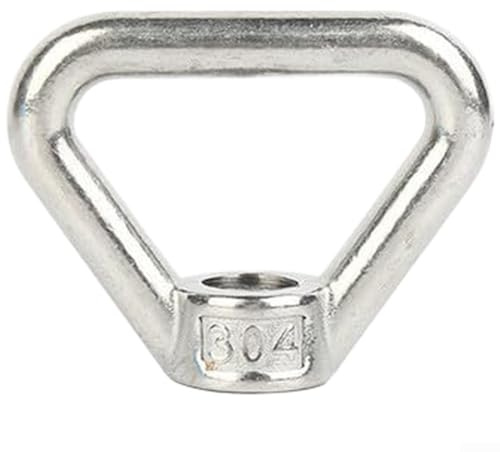 Edelstahl-Augenmutter Dreieckige Ringmutter M8 M10 Hebering Hardware Marine Grade Trapezmutter Industrieverschluss (M8)