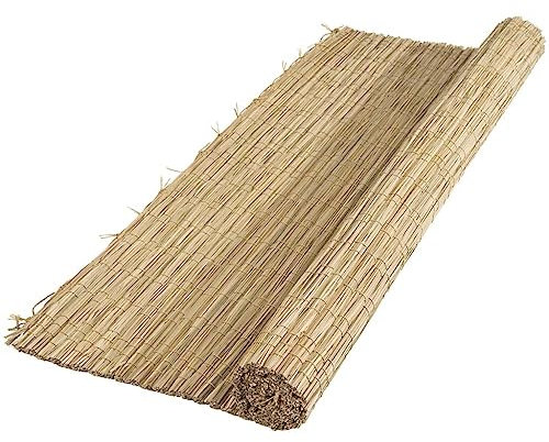 Nature Clôture de Jardin 300x100 cm Roseau Carex Brise-vue Palissade Paravent