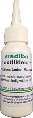 Madibo Colle textile imperméable à l'eau, résistante à la chaleur et au repassage, flexible
