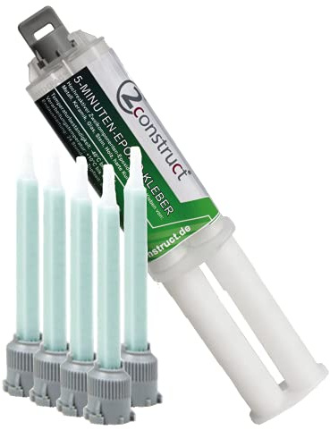 5 Minuten Epoxidharz ConPox-5, 25g, Spritze Mit 5 Mischdüsen