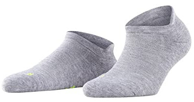 FALKE Damen Sneakersocken Cool Kick Sneaker W Sn weich atmungsaktiv schnelltrocknend kurz einfarbig 1 Paar, Grau Light Grey 3400-O, 39-41