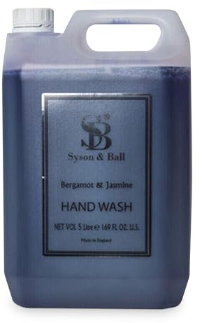 We Can Source It Ltd - Hand Wash Bergamot & Jasmine By Syson & Ball - 5 Litre Bottle