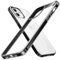 TORRAS Hybrid Clear Complatible with iPhone 12 Case/iPhone 12 Pro Case, 2X Military Grade Drop Protection with Innovative Non-Newtonian Soft Bumper, Black