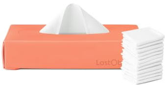 LastTissue® Wiederverwendbare Baumwoll-Taschentuchbox | Gesichtstücher & Taschentücher für Männer & Frauen – Waschbare, nachhaltige Gesichtstücher mit Aufbewahrungsbox