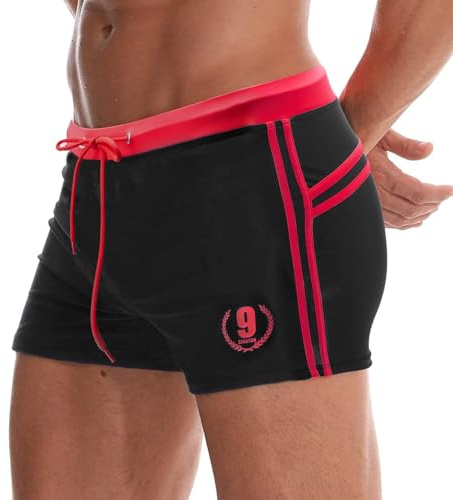 Arcweg Bañador de Natación Hombre Traje de Baño Corto para Hombres Calzoncillos Secado Rápido Elástica Deportes Acuáticos L(EU)