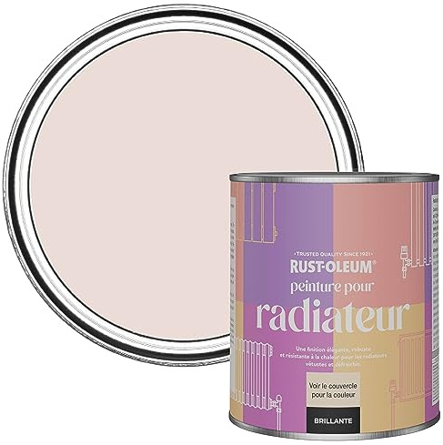 Rust-Oleum Pink Heat Resistant Radiator Paint in Gloss Finish - Elbow Beach 750ml