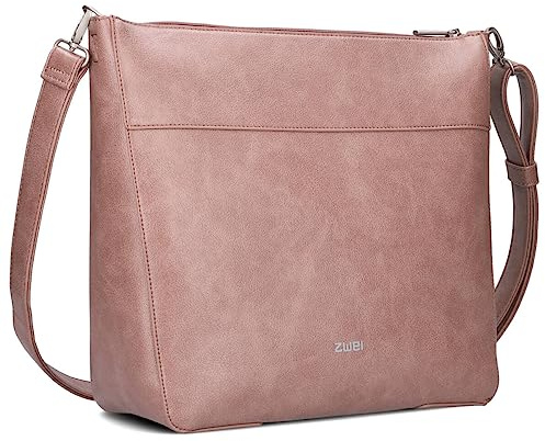 Zwei Unisex Mademoiselle.m M110 Blush Handbag, Rouge-Rot