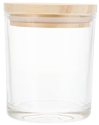 STOBOK Kit Para Hacer Velas Vaso De Vidrio Esmerilado Para Velas Recipiente Para Velas Rellenable Almacenamiento Decorativo Para Proyectos