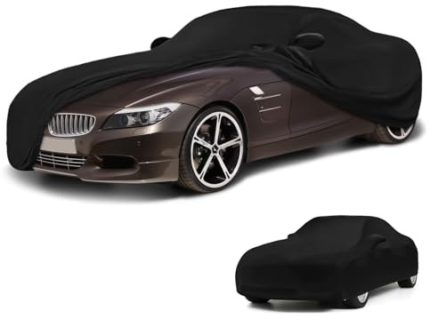 Kistrba Autoabdeckung Indoor für BMW Z4 2009-2025 | Stretch Soft Satin, Maßgeschneidert, Atmungsaktiv Staubschutz, Vollgarage Autoabdeckung für Tiefgarage, Autoausstellung