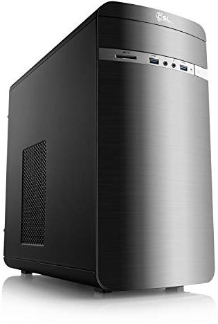 Gaming PC mit Windows 11 Home | AMD Ryzen 5 5655G 6x3.9GHz | AMD Radeon | 500GB M.2 NVMe | 16GB DDR4 RAM | WLAN | Entry Level Computer für Zocker, Gamer Desktop Rechner zum Spielen | A10010