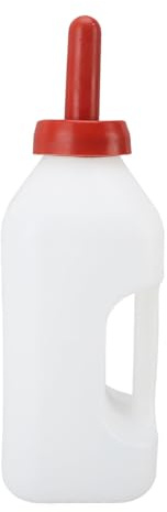 Bottiglia per Allattamento per Vitelli, Bottiglia per Latte per Vitelli da 2 Litri, Tettarella in Silicone a Tenuta Stagna Addensata, Forniture per Alimentazione Infermieristica (Horizontal Milk Pot)